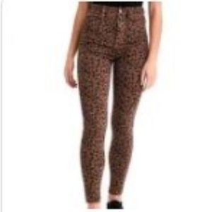 American Eagle Curvy Super Hi-Rise Jegging Leopard